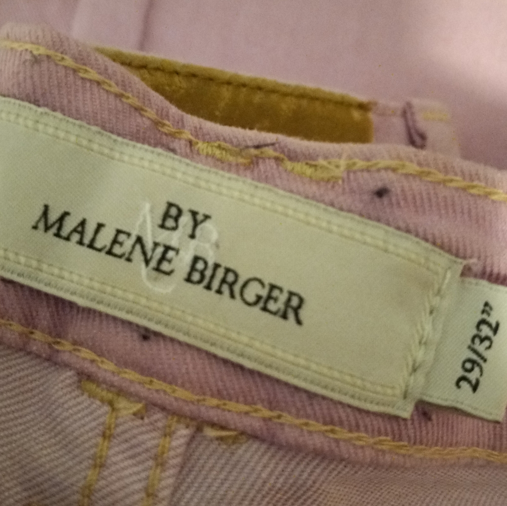Malene Birger wide leg, blush jeans, size 29
